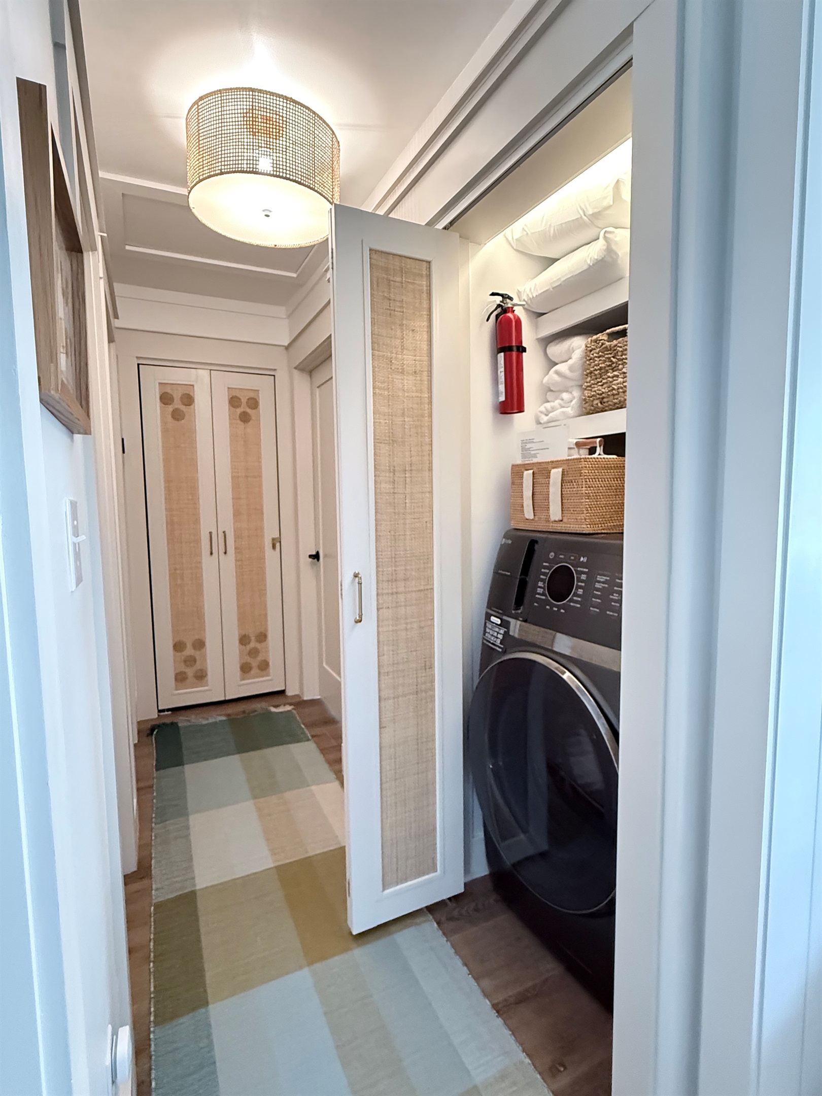 All in one washer dryer. Easy set it-go to the beach-come home to clean laundry.