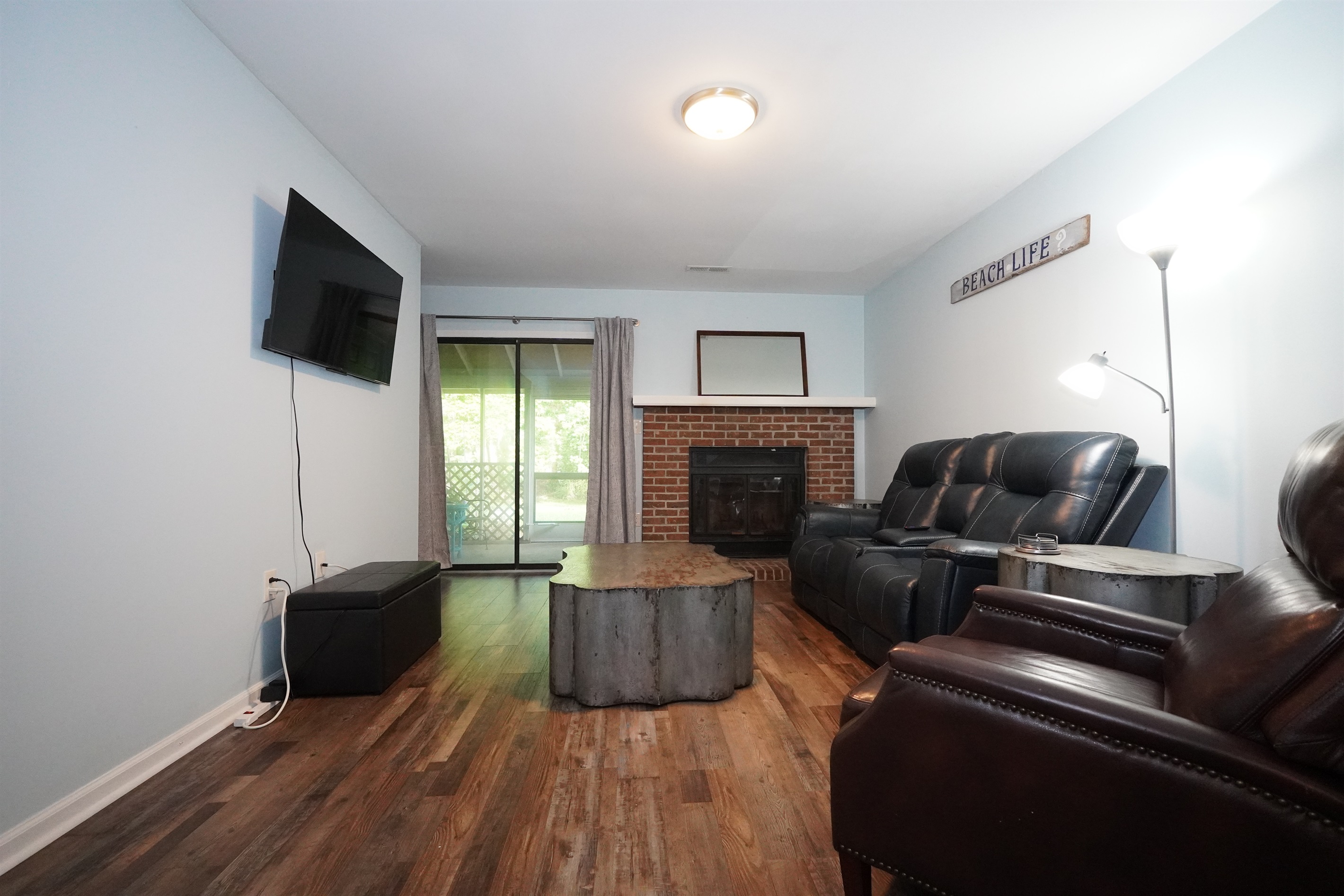 Living Space 3 Leather recliners