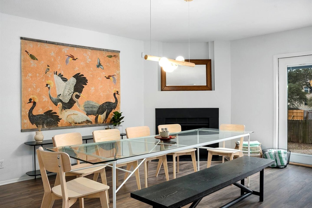 The table is set! All you have to do is prepare and serve those tasty delicacies.