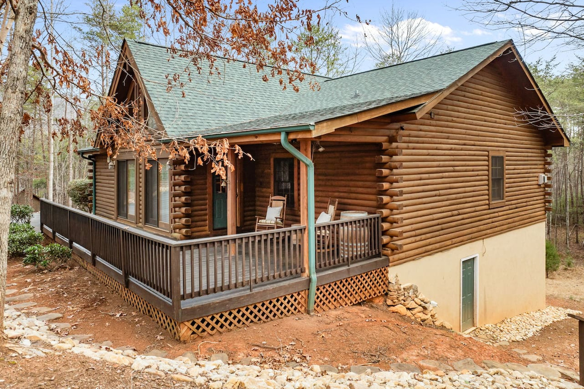 Front view of the cabin