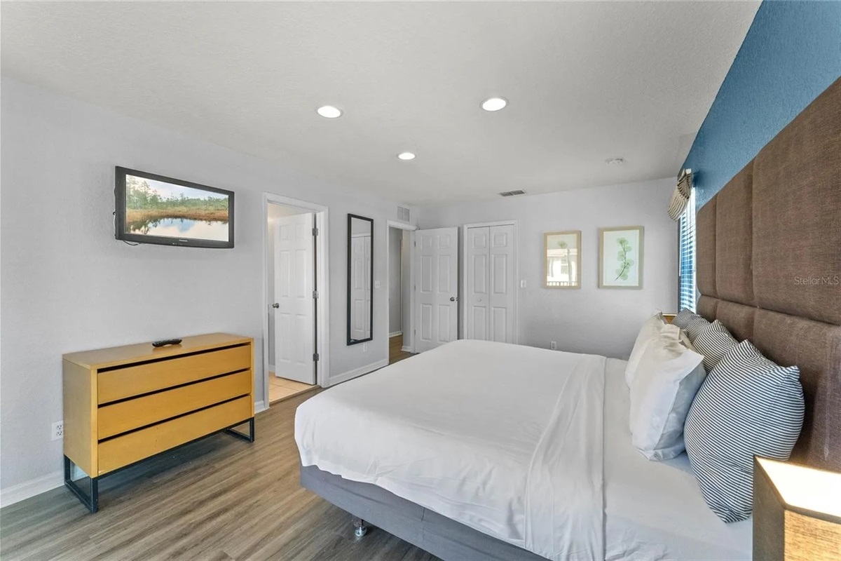 Primary bedroom with plenty of storage