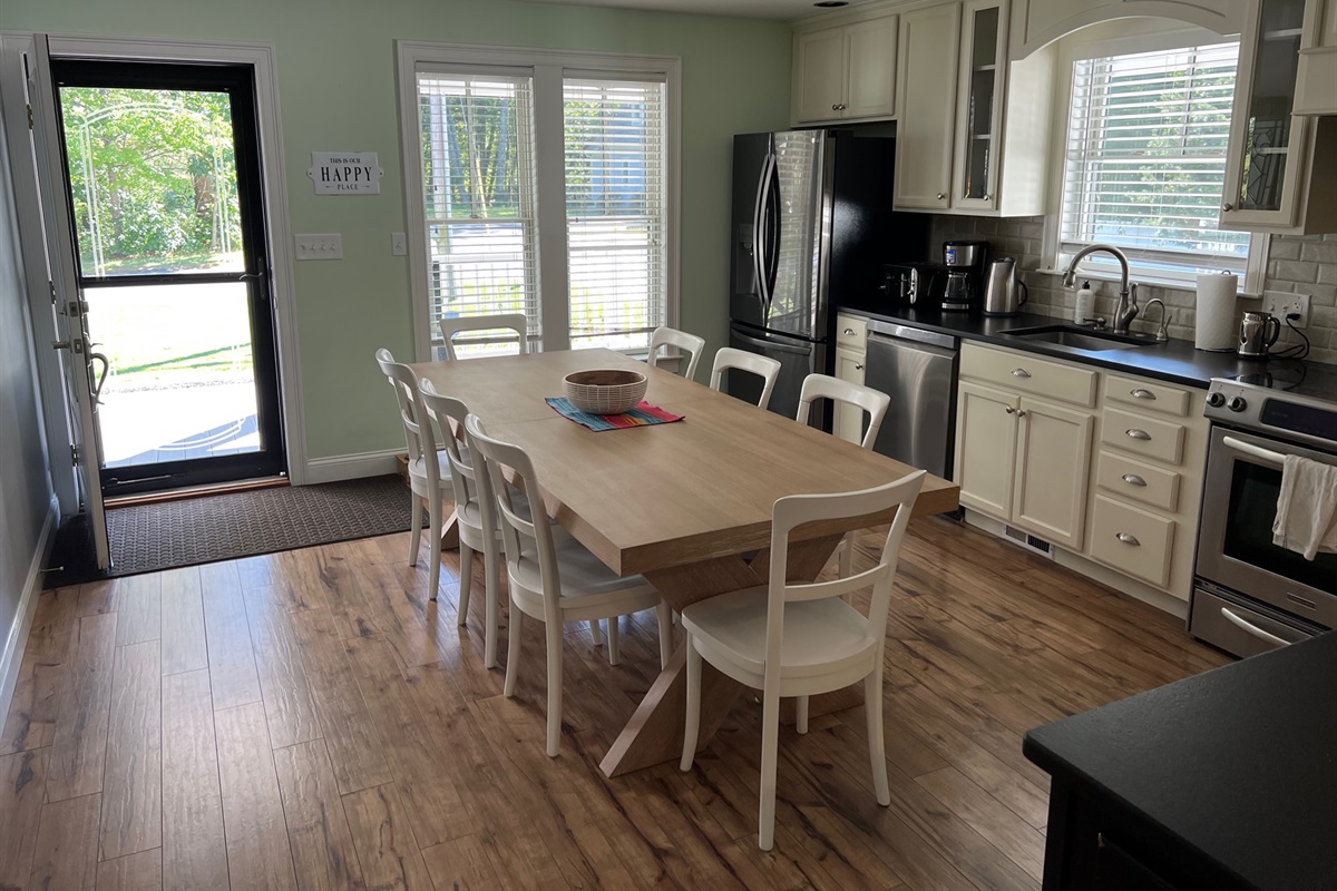Dining table that seats 8