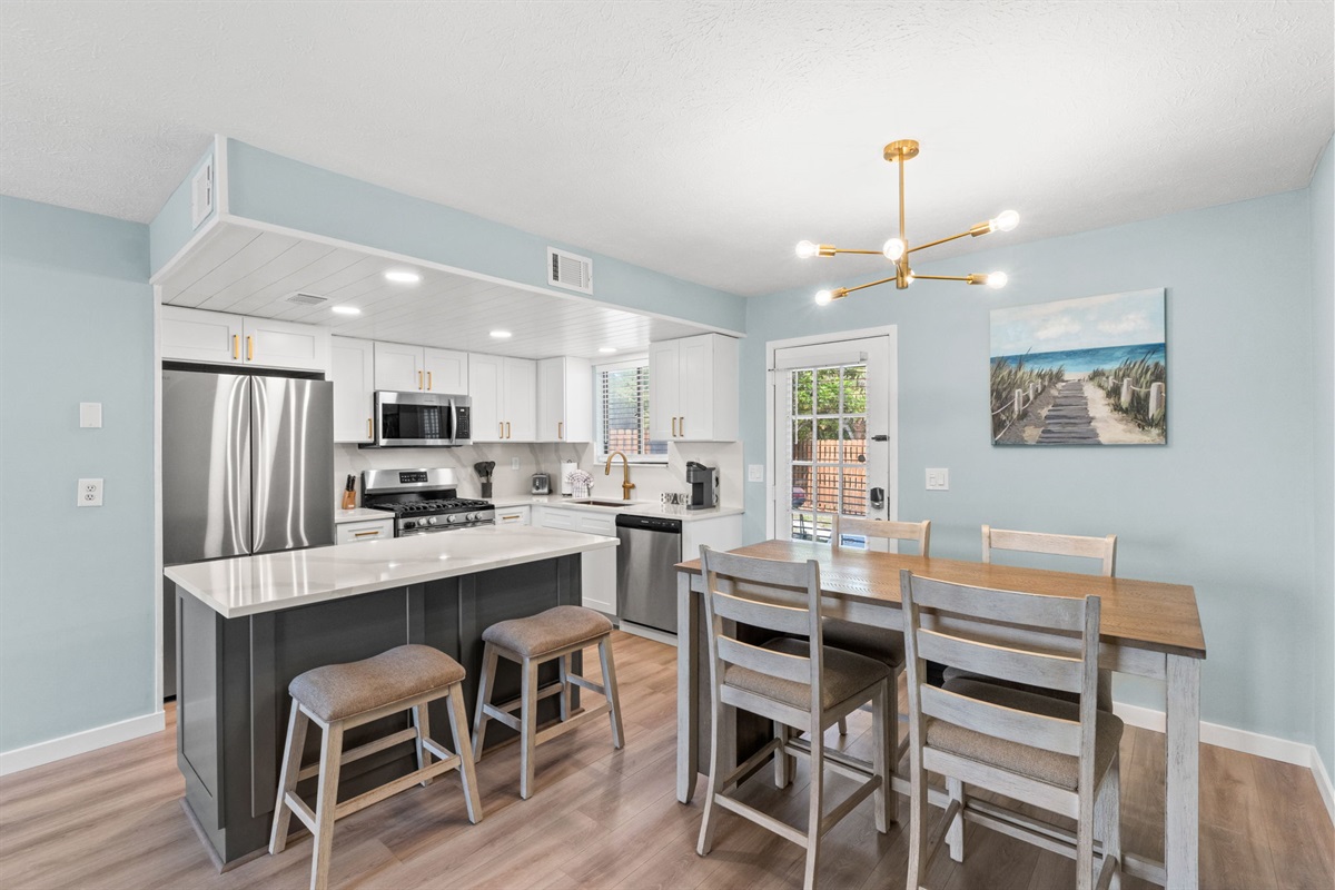 Kitchen and Dining Area