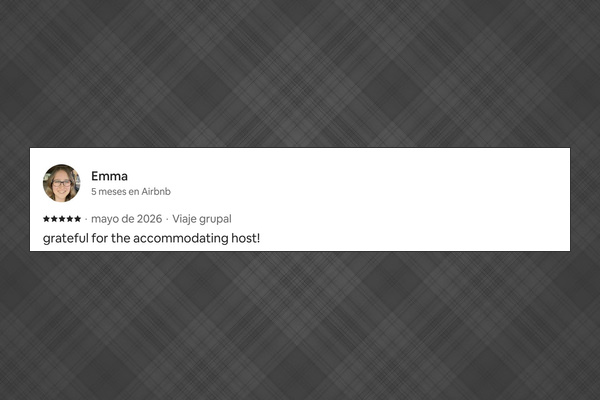Review from Previous Listing in Airbnb