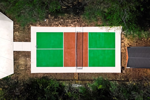 Private Pickleball Court: Challenge friends to a match on your own full-size pickleball court surrounded by nature!