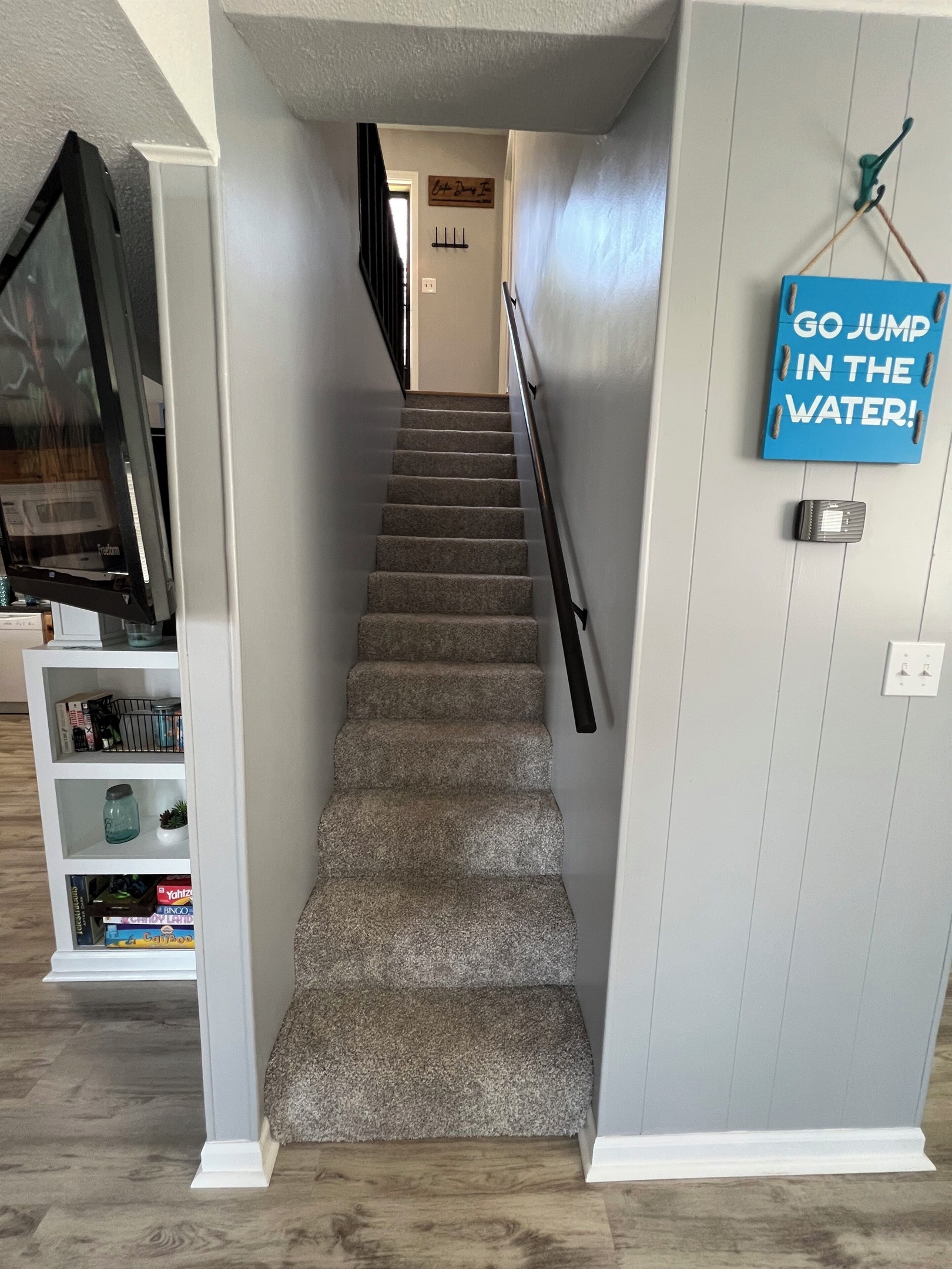 Stairway to main level.