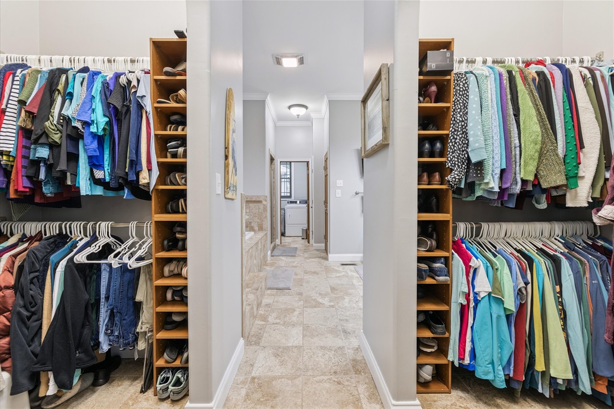Bedroom 1 (Master) Closet (will be empty for your use)