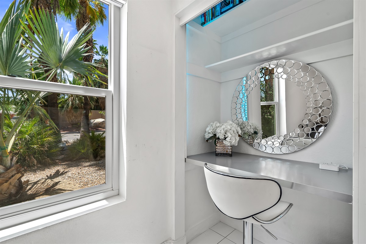 guest bedroom dedicated workspace