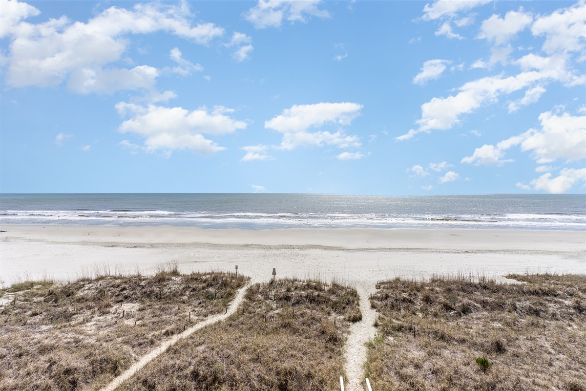 Downstairs Balcony View