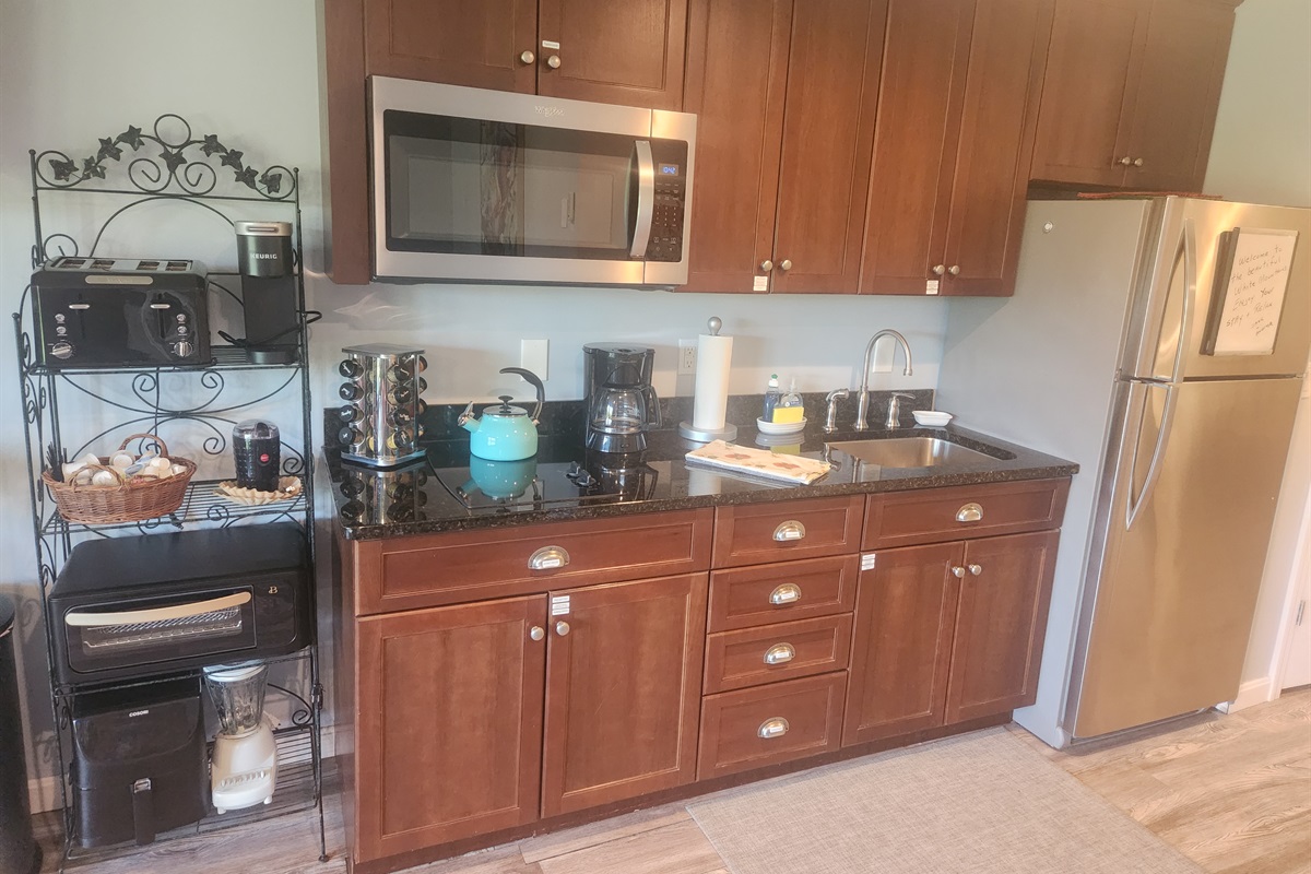 Fully Stocked Kitchenette