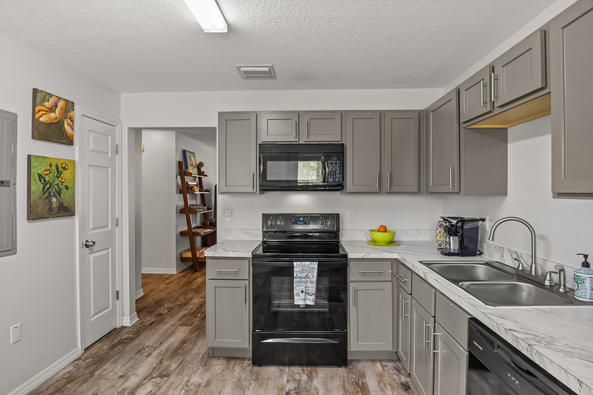 Unit #2 Right: Kitchen Pantry door.