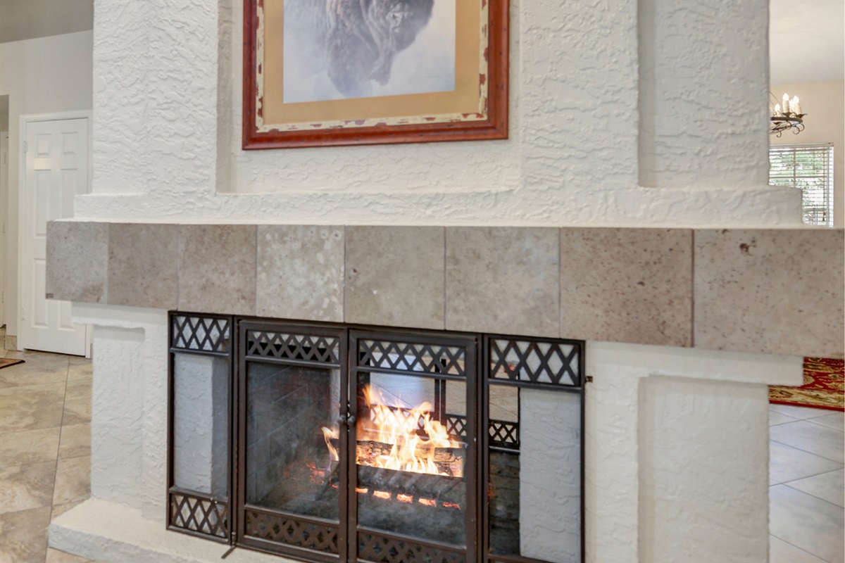 Two Way Fireplace