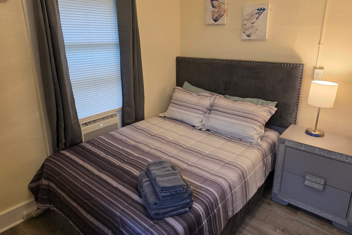 2 of 3 bedrooms on 2nd floor, all with Queen beds