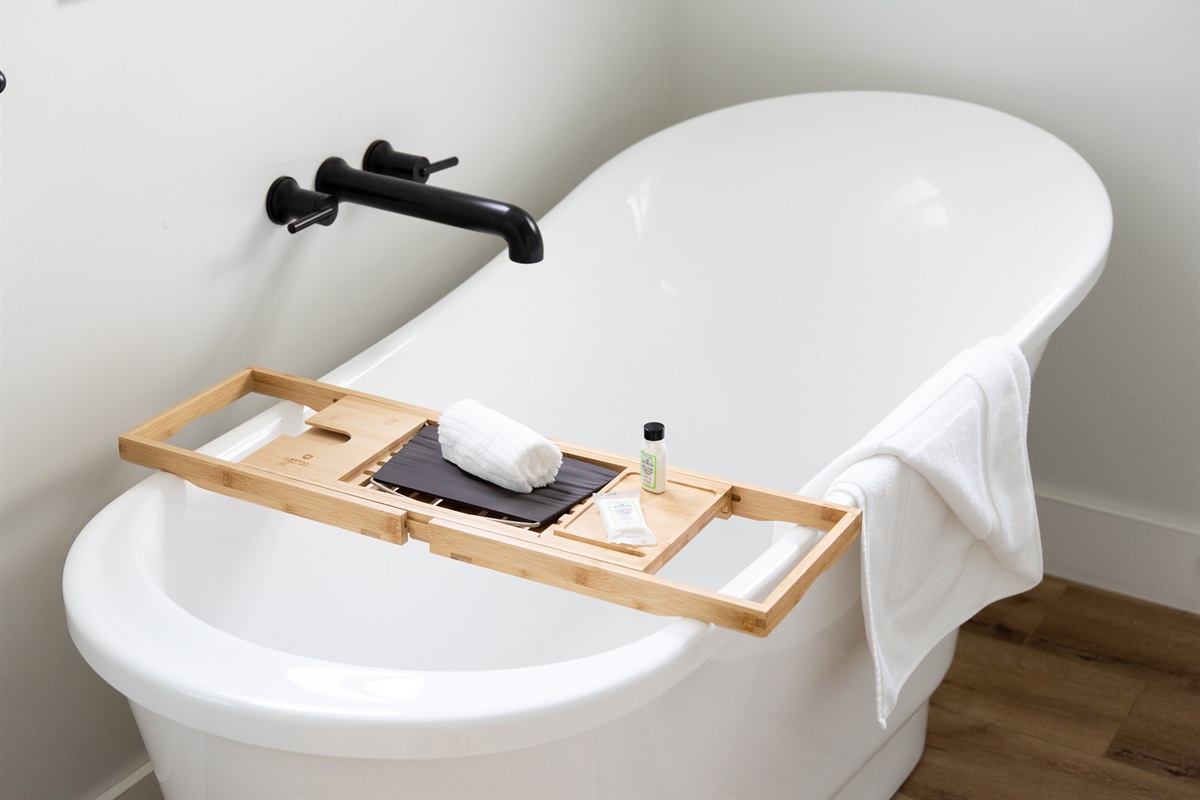 Treat yourself to a quiet soak with spa-quality amenities.