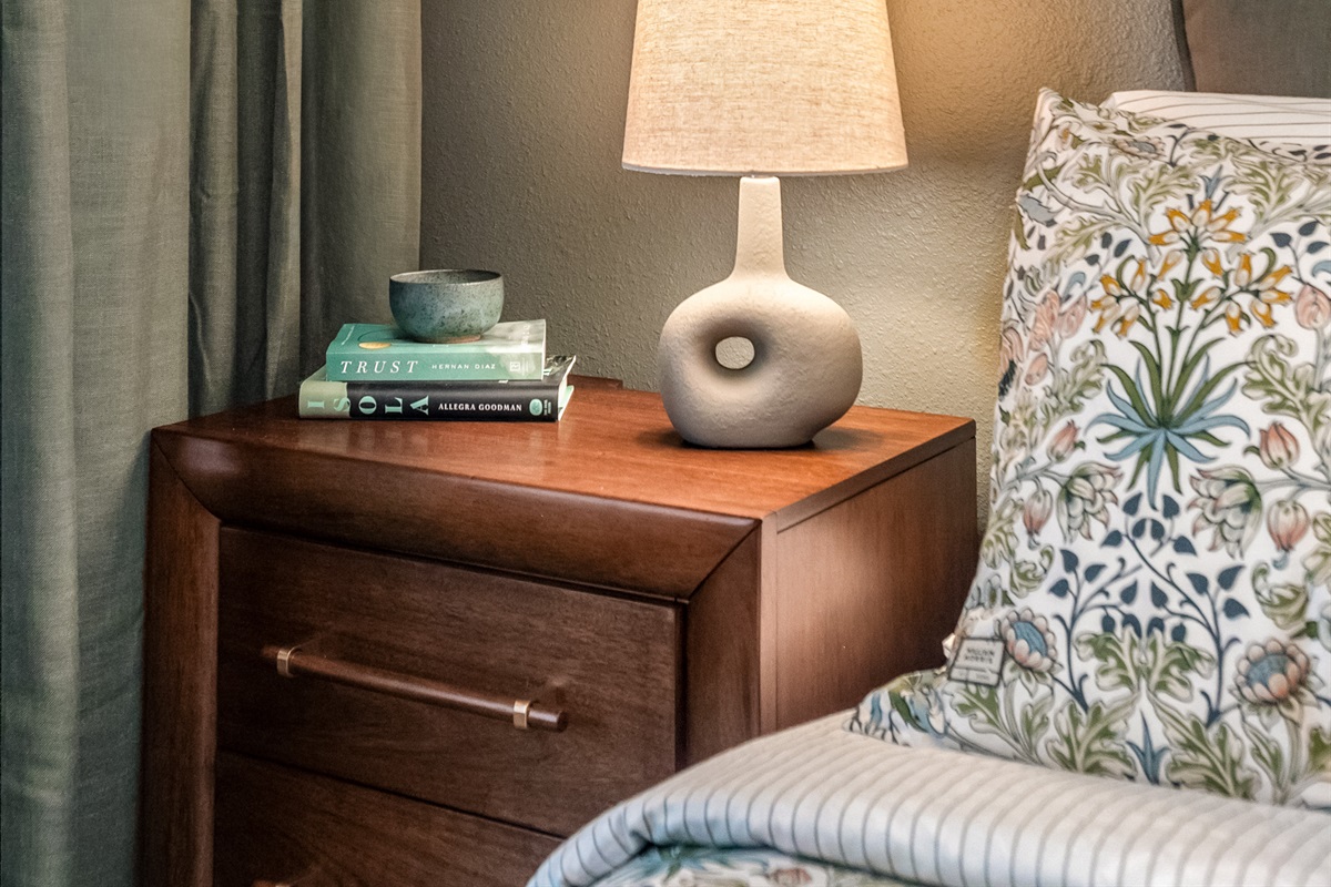 Designer furniture, lighting, and artwork make every space unique.