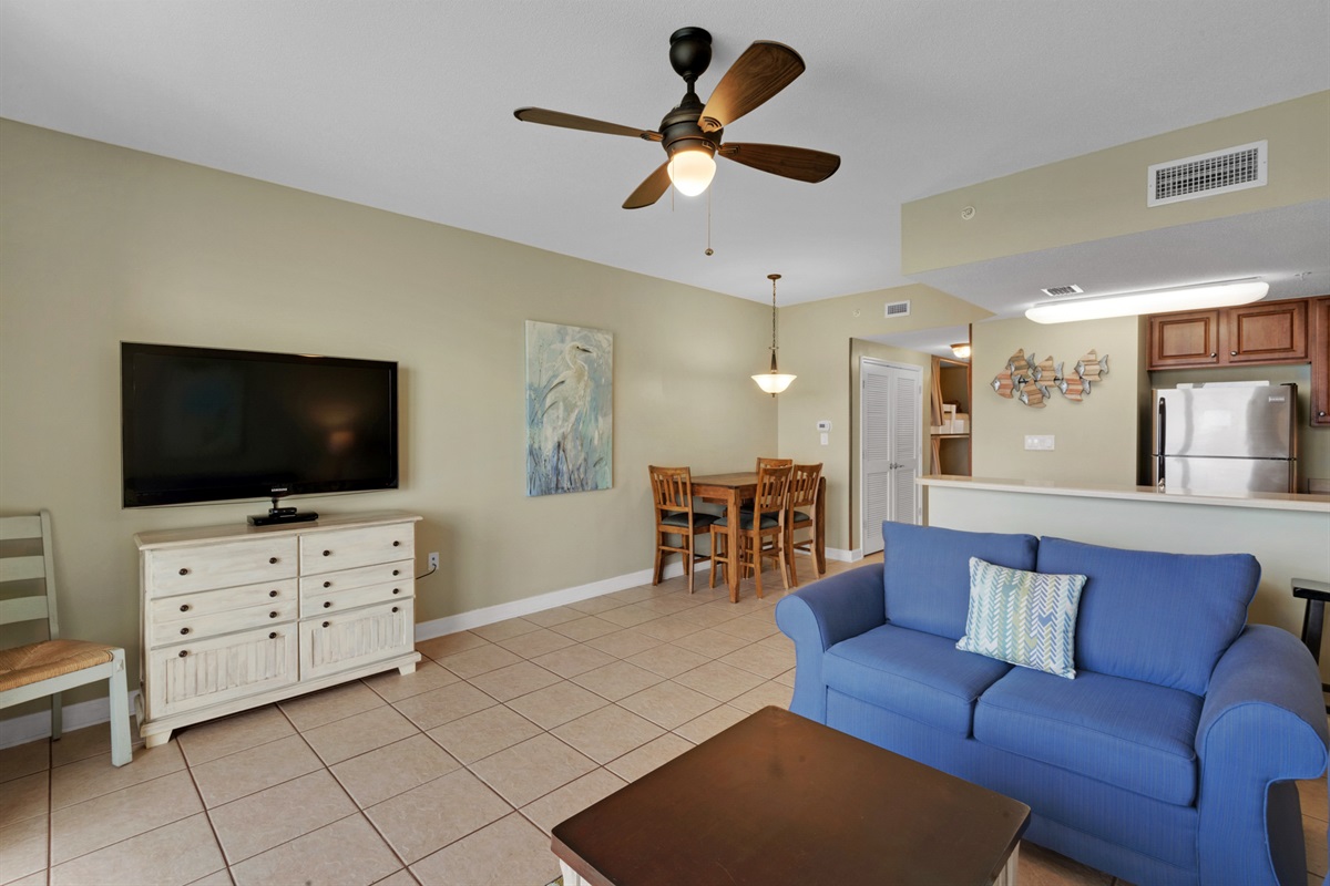 Living Room - Roomy 9 ft Ceilings