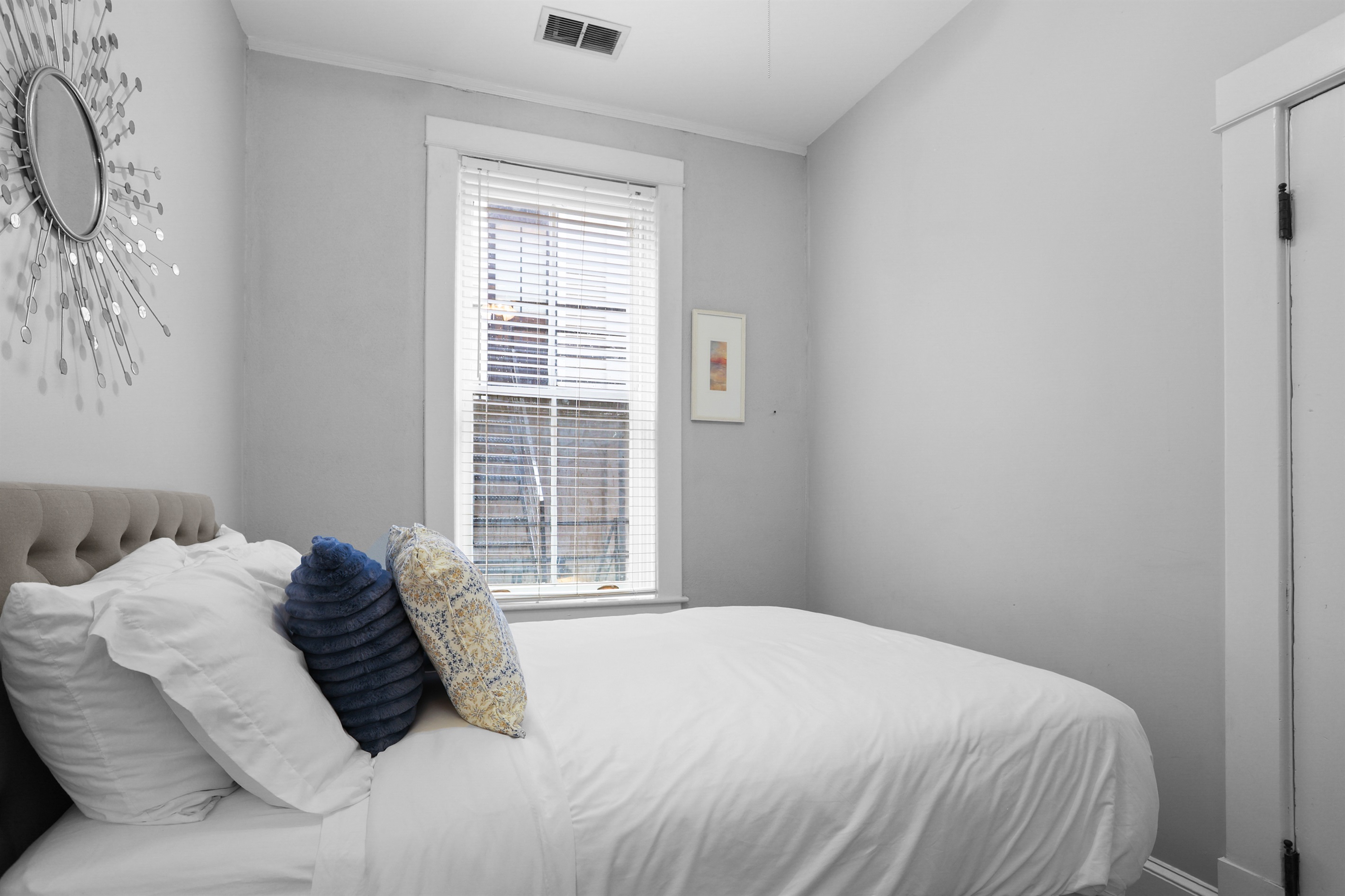 A cozy retreat with natural light and timeless style.