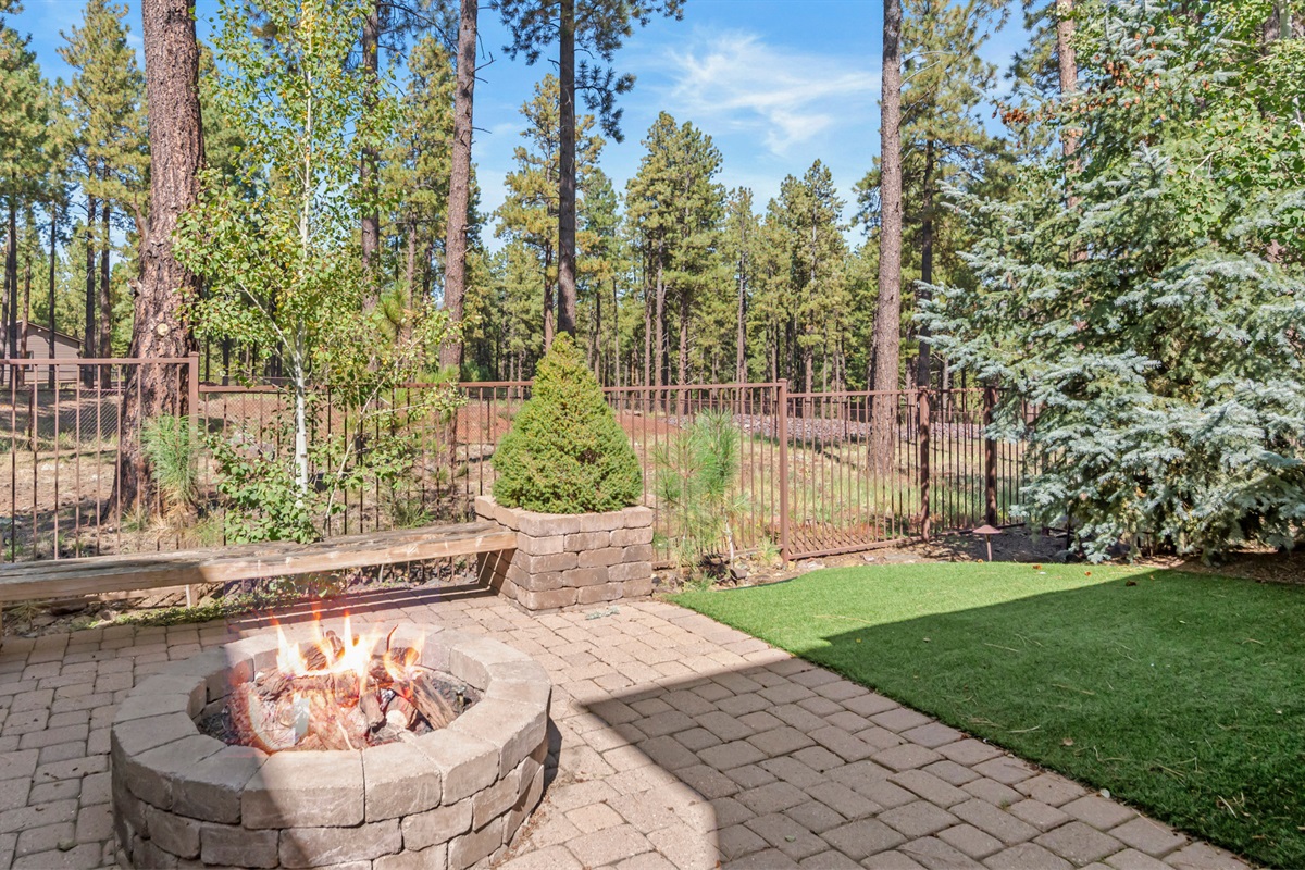 Discover your private retreat in the backyard, complete with a serene atmosphere perfect for unwinding or entertaining.