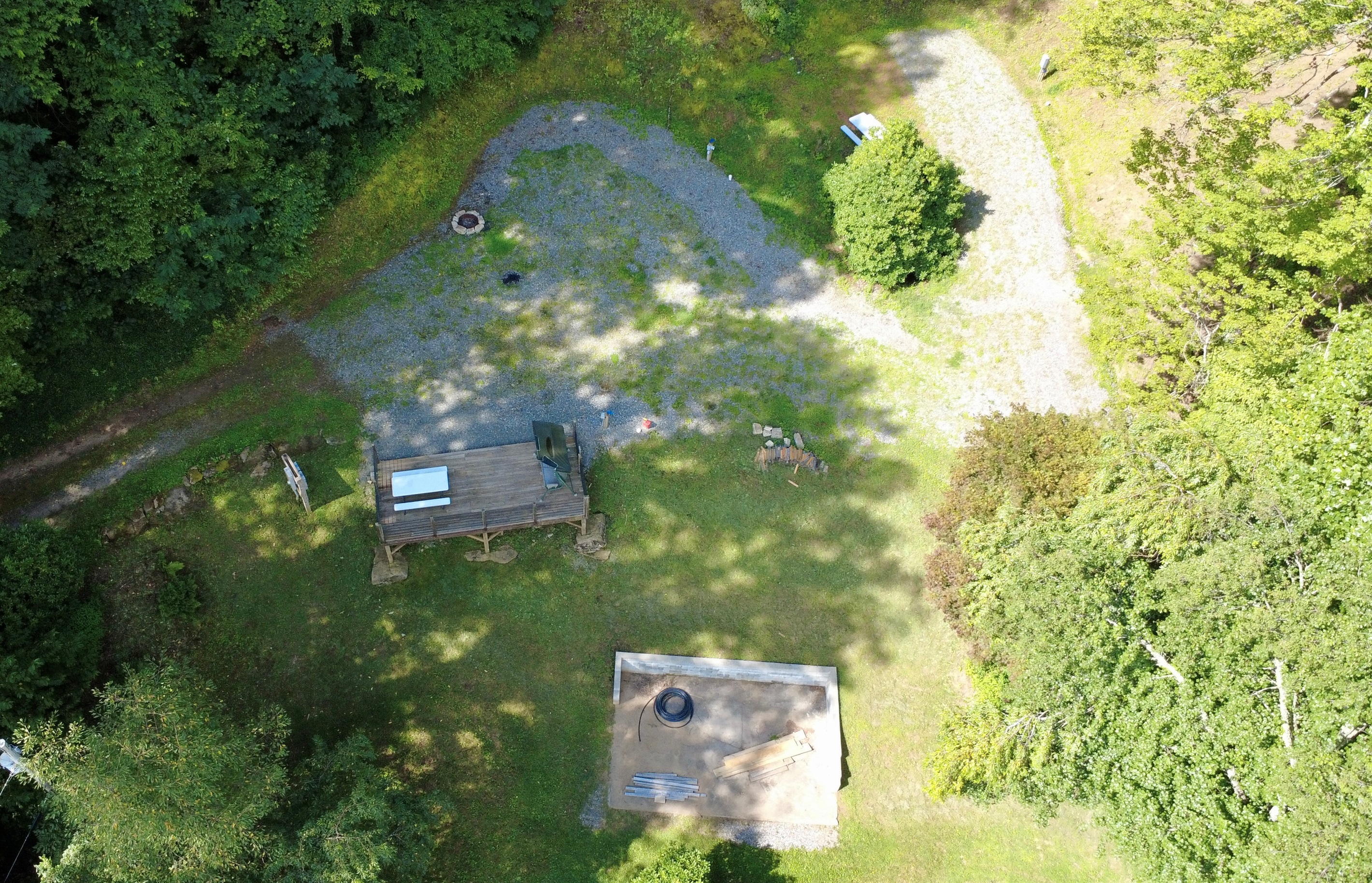 Sites 1, 2 & 3 — close enough for campfire laughs, far enough for a little privacy.