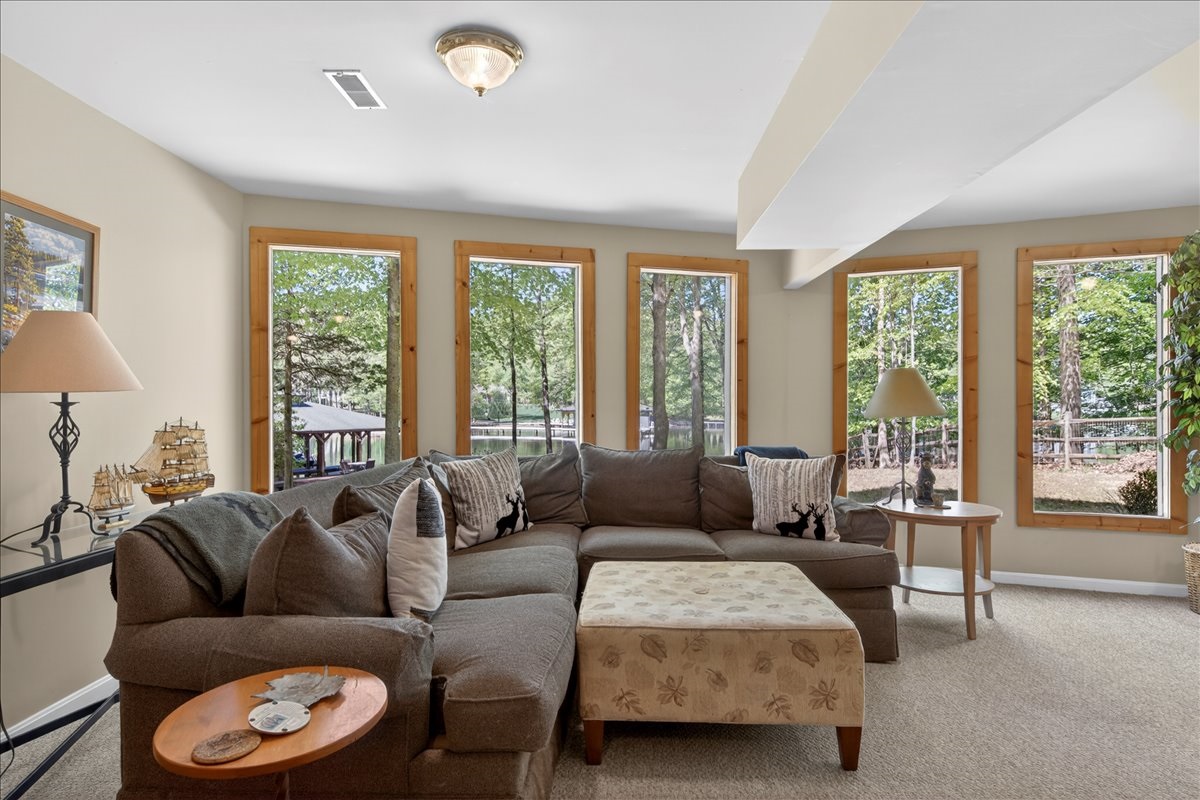 Great bonus space for entertainment and downtime.
