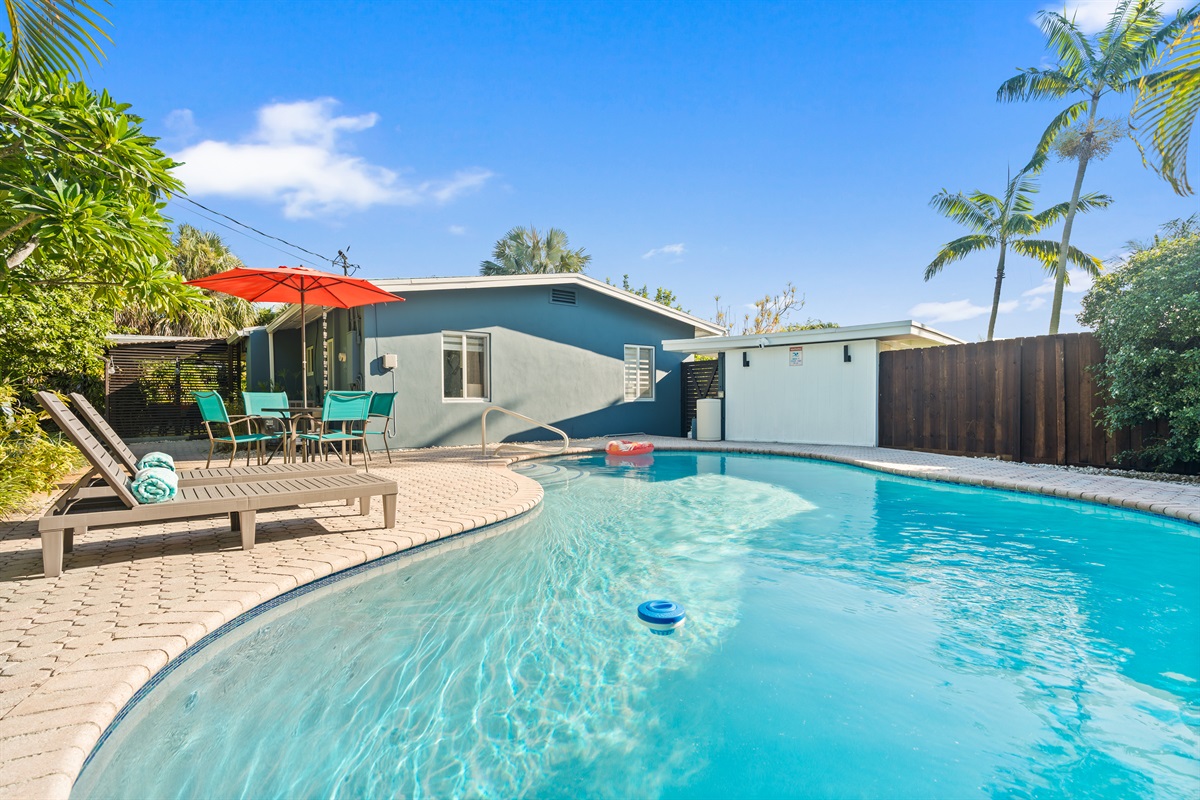 Jump right in! The pool is waiting for you!