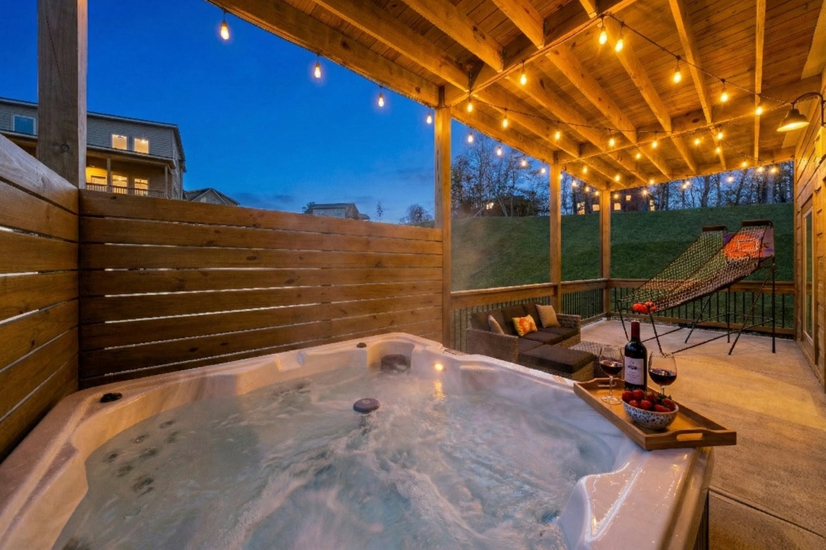 Hottub in Patio