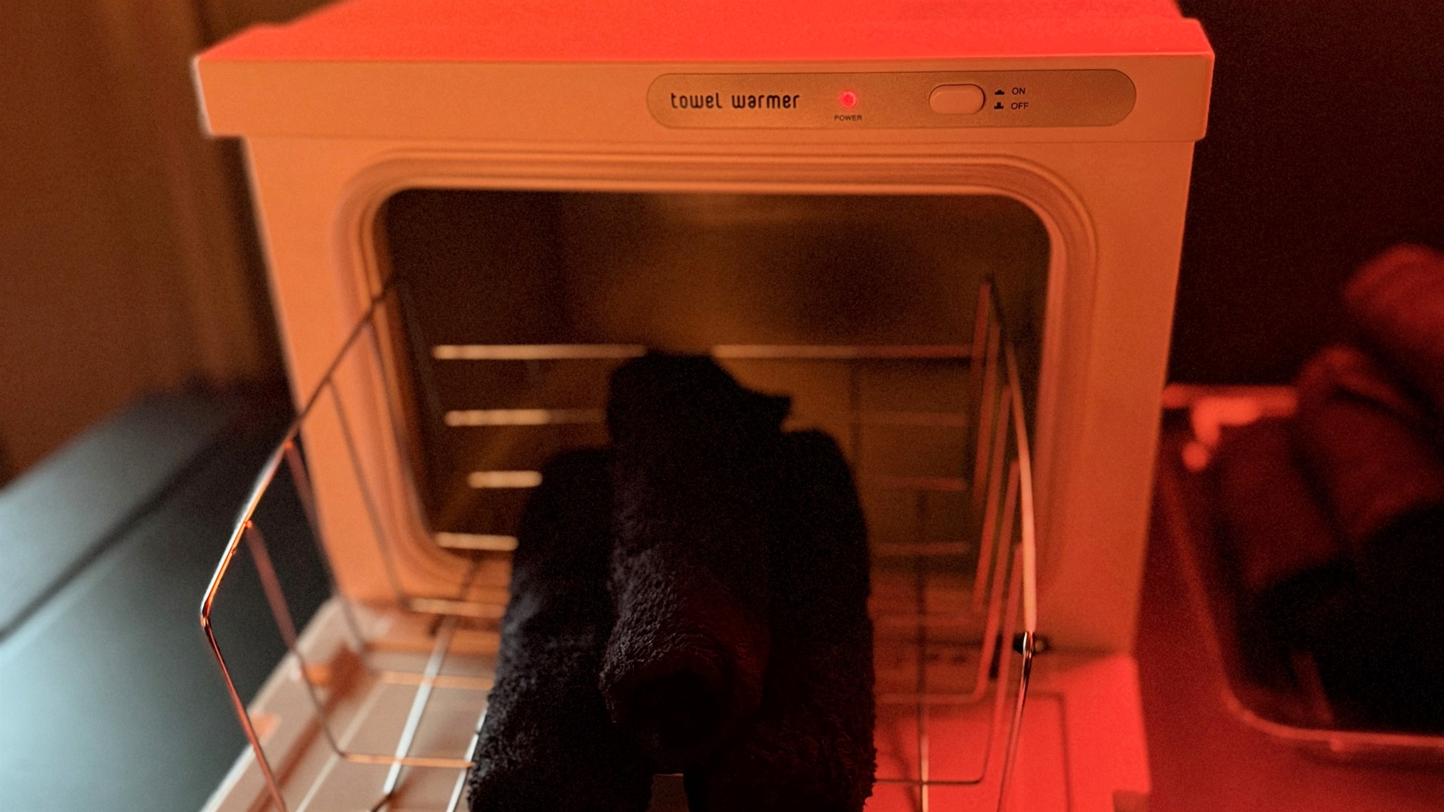 Luxury in the details — warm towels ready after the sauna or massage, adding the perfect finishing touch to your wellness ritual at The Rickhouse Retreat.