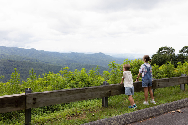 Just a short neighborhood walk leads to breathtaking views of Johns River Gorge and the Blue Ridge Mountains.