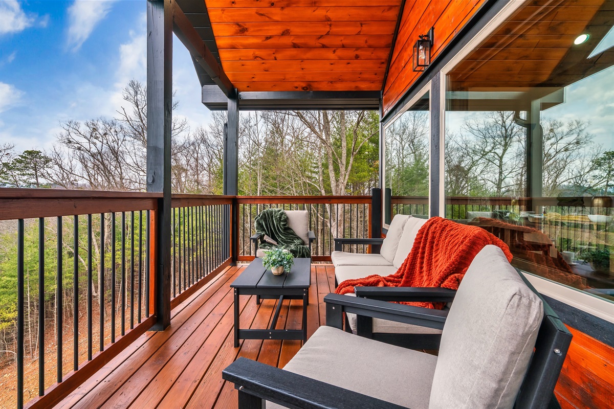 Enjoy the fresh air and peaceful setting.