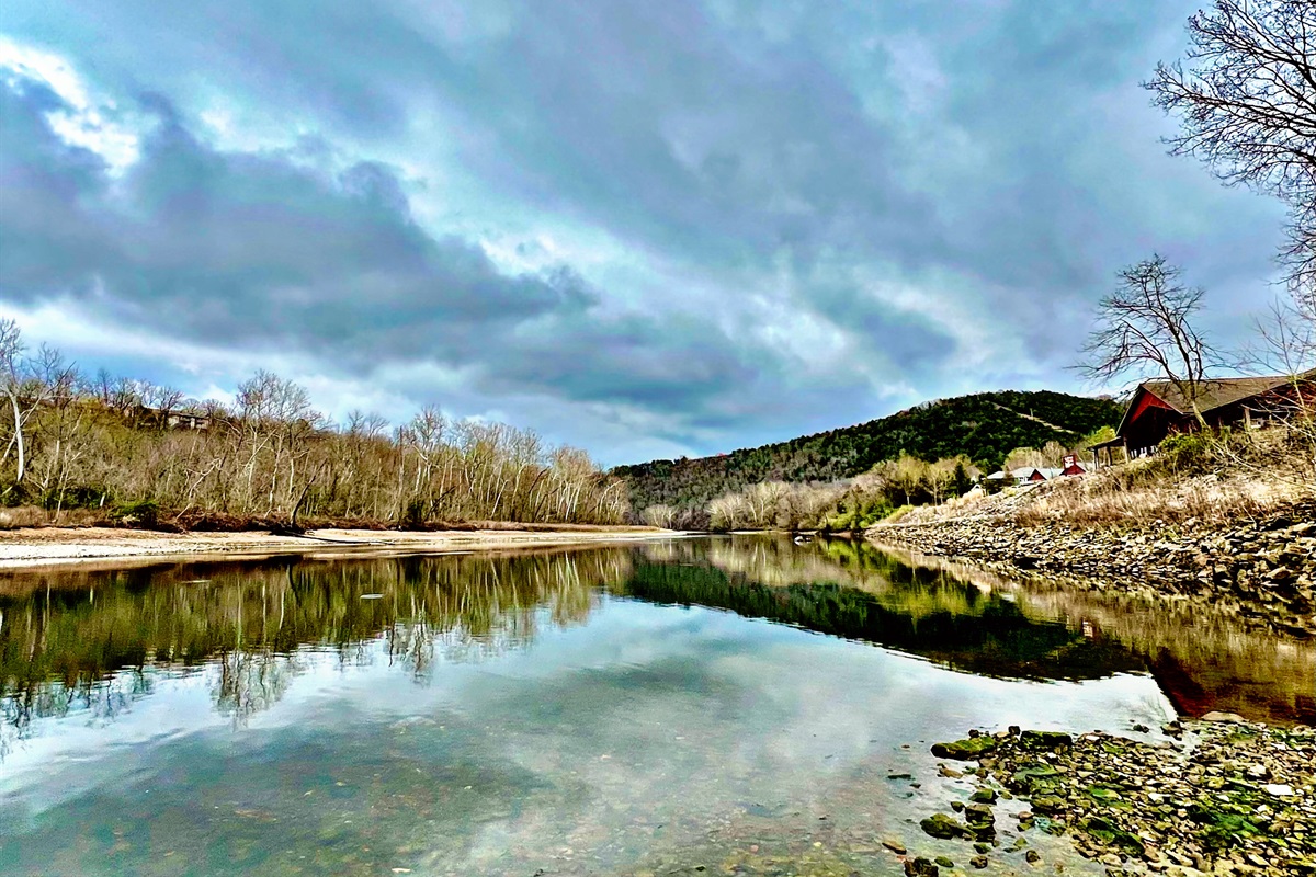 Walk along the shore and enjoy amazing clouds and lake views.