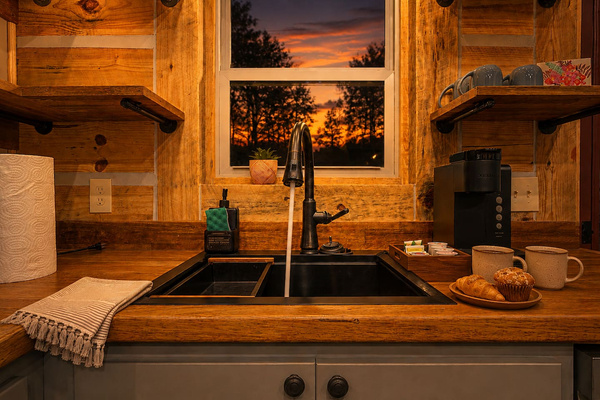 Fully Equipped Kitchen with a View