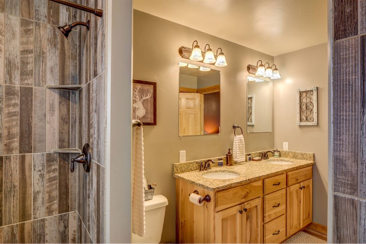 Master Bathroom with separate shower and tub