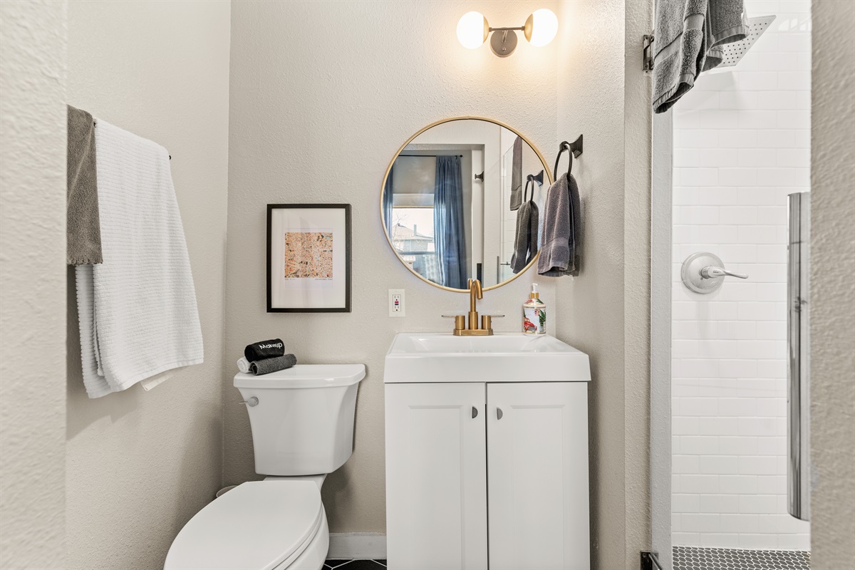 "From soothing soaks to refreshing mornings, this bathroom is a sanctuary for self-care – a space where comfort and style coalesce seamlessly.