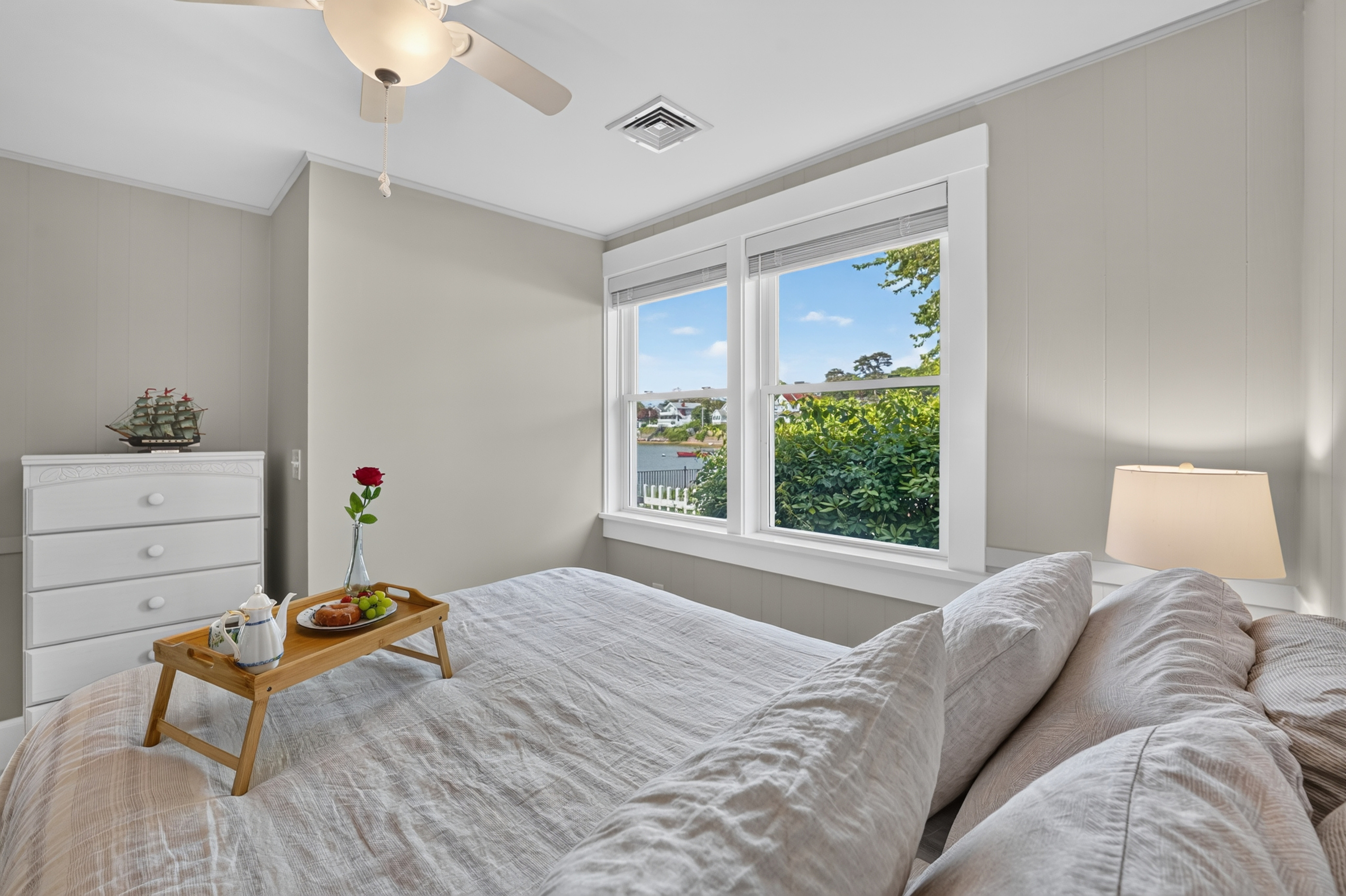 Cozy bedroom retreat designed for restful nights and relaxing mornings.
