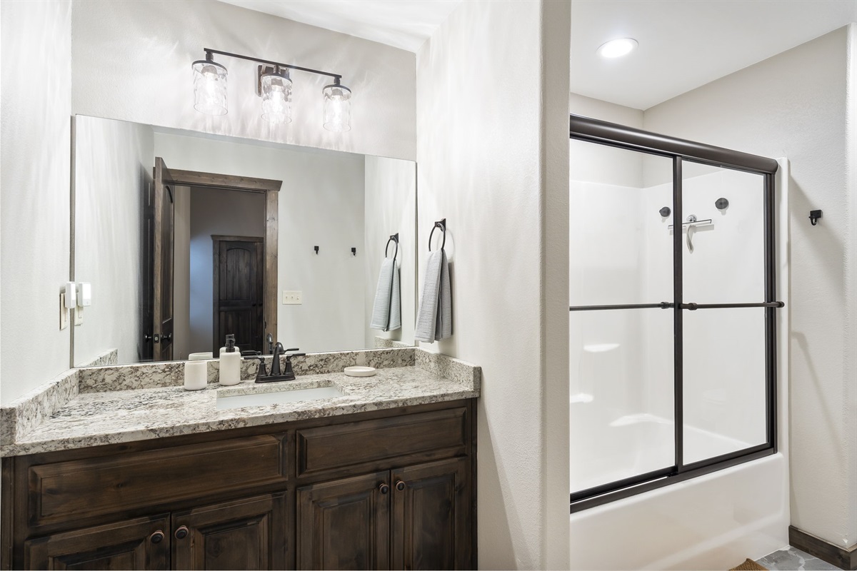 Upper level bathroom