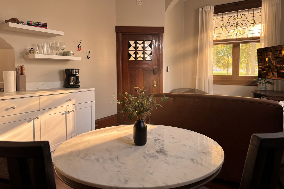 Open concept living area, well designed and spacious