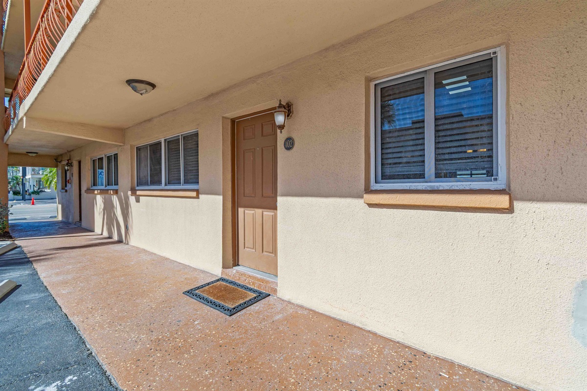 Easy ground floor access