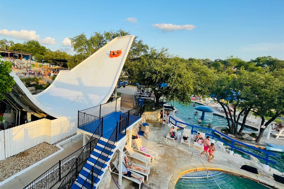 Valente Beach Waterpark features water slides, pools, sand volleyball  courts, picnic area, and Beachside Billy Restaurant. Fun for all ages. About a 20 minute drive from the house.
