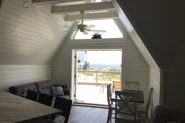 Your view of the beach!