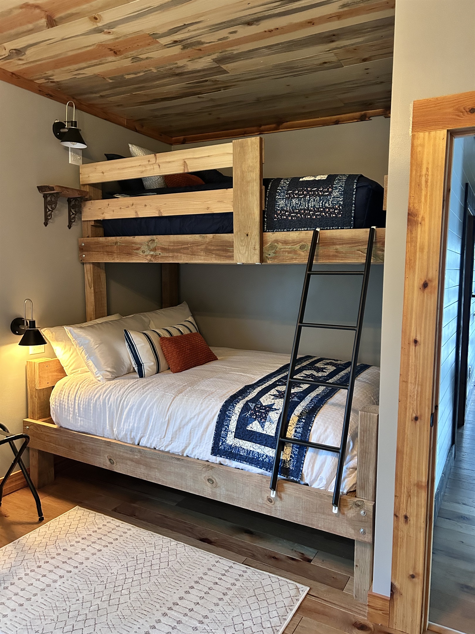 Bedroom 2 - Twin XL over Queen Bunk