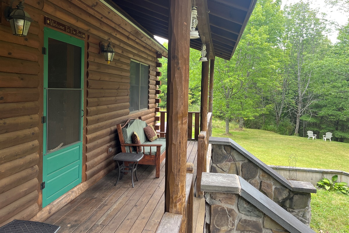 Front porch at The Trading Post