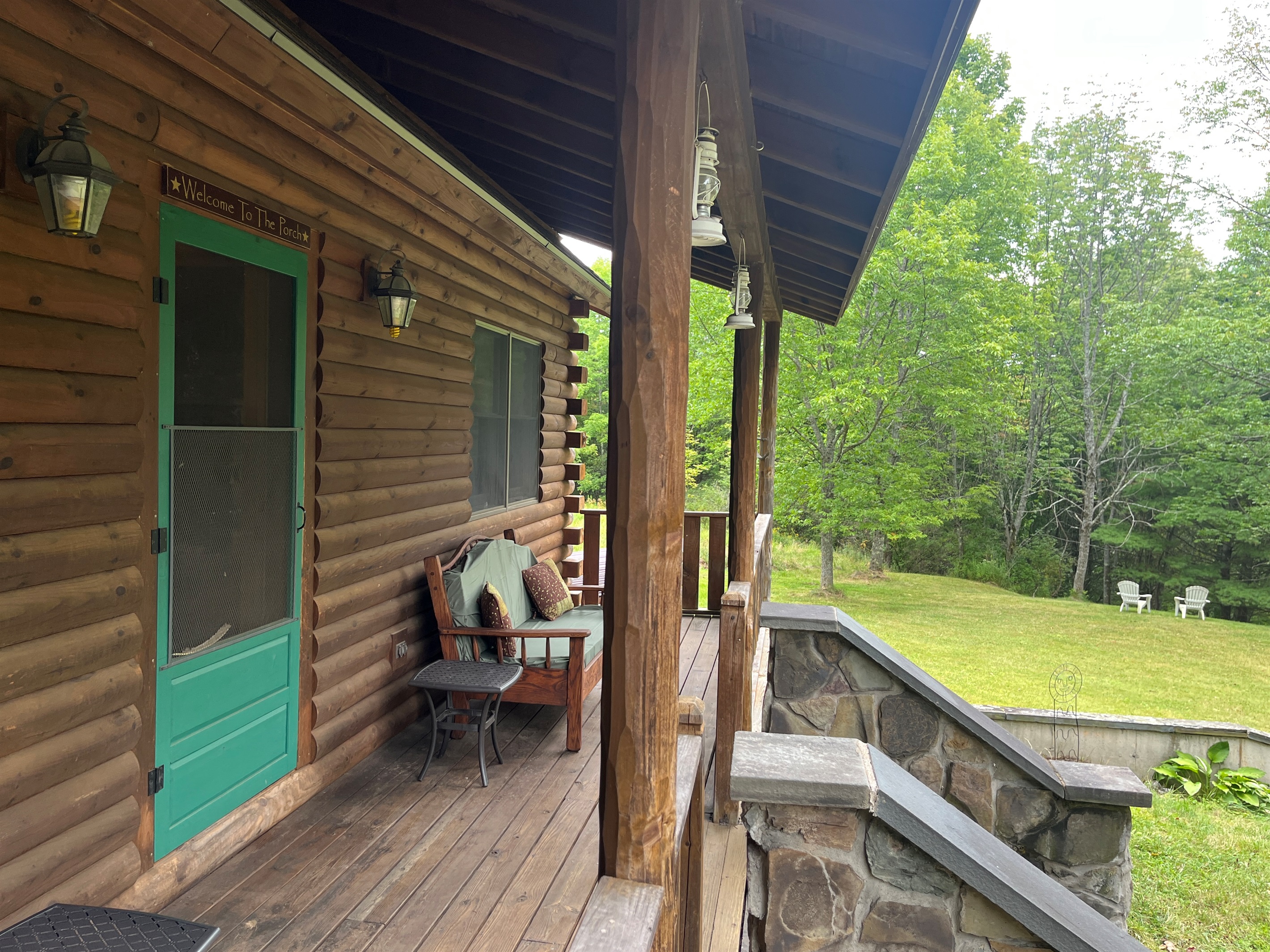 Front porch at The Trading Post