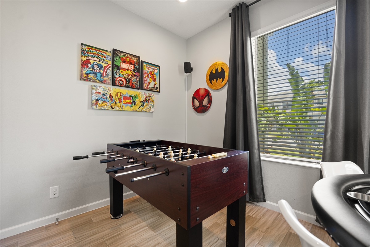 Come play at the foosball table!