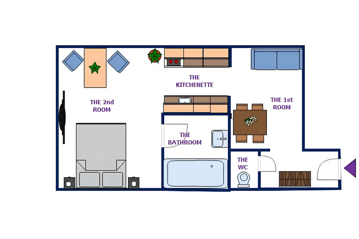 plan of the apartment