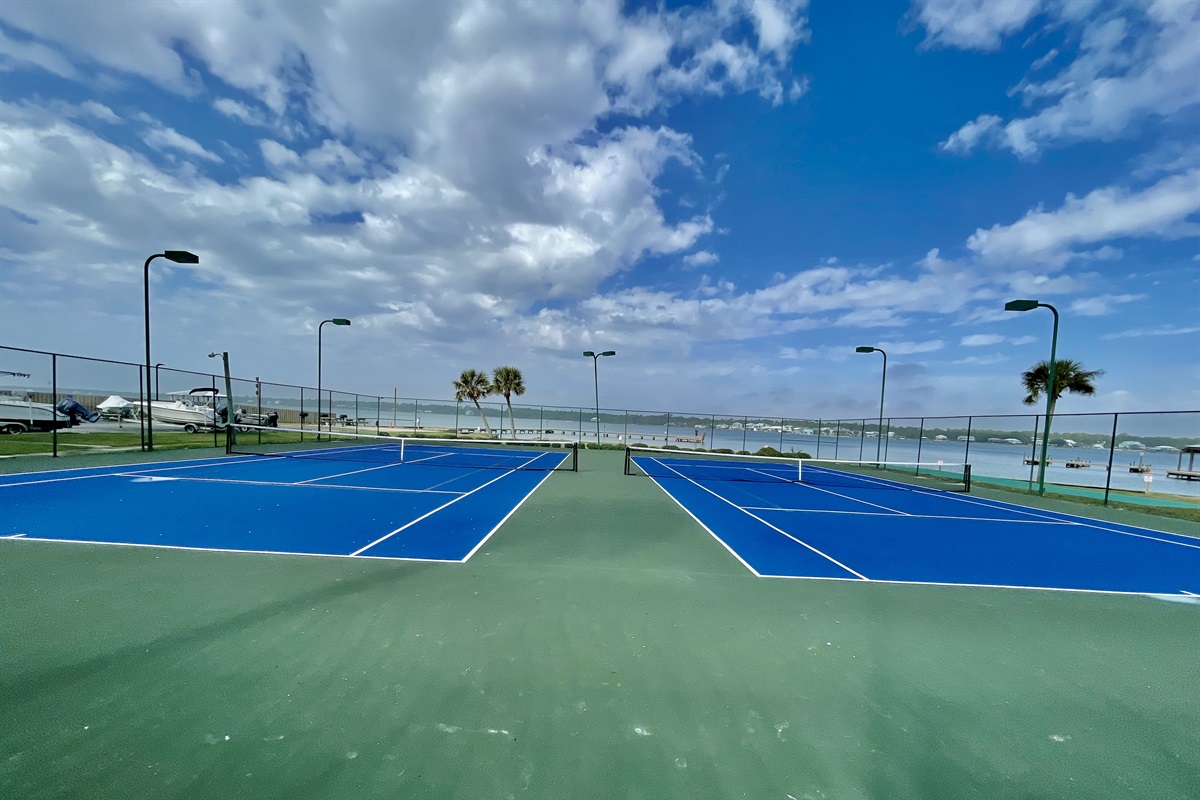 2 tennis courts for you to enjoy.