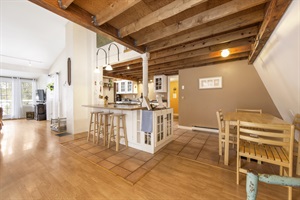 Breakfast bar and dining table