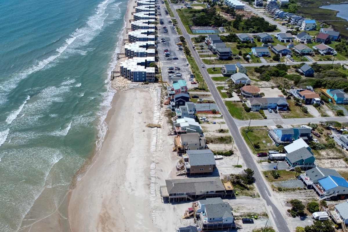 Topsail Reef at high tide