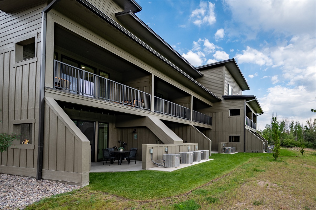 Sleek architecture with private balconies and large windows designed to showcase the views.