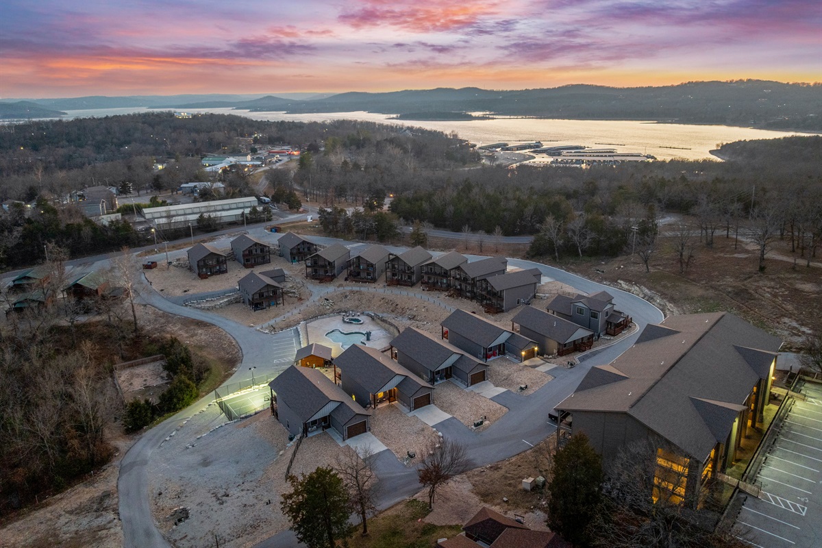 Breathtaking resort views from above