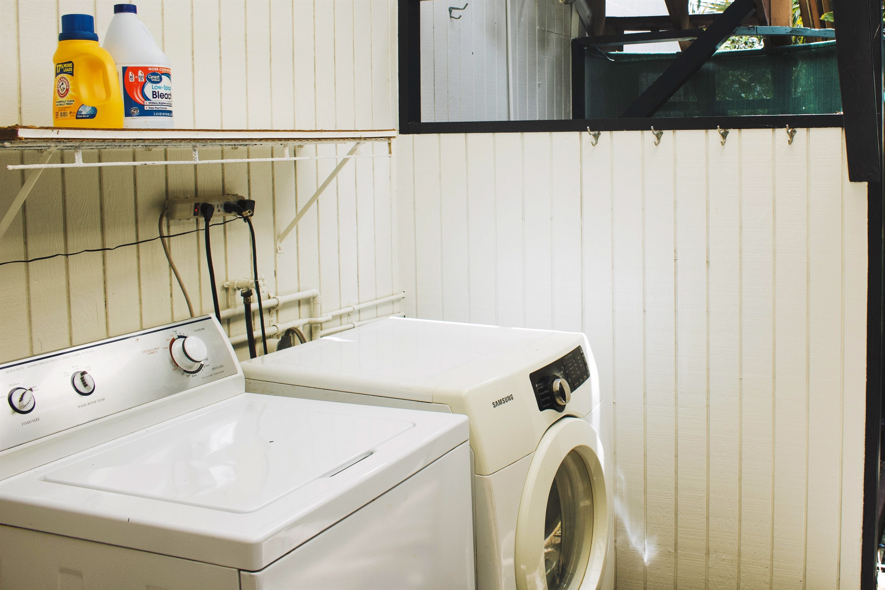 External Laundry units available for your use